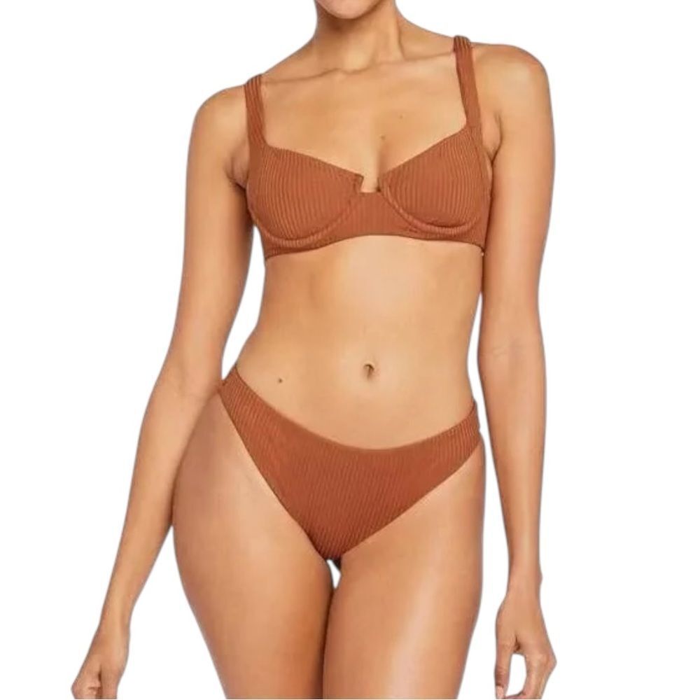 NWT VITAMIN A Demi Top Midori Bottom Bikini Set M